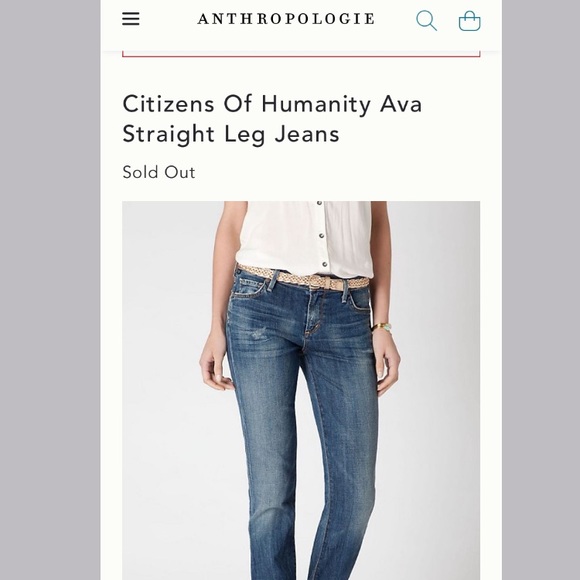 CoH Ava low rise straight leg 29